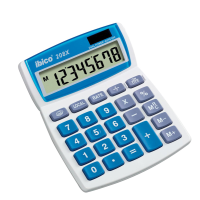 Calcolatrice da tavolo - 208X - 8 cifre - bianco - Ibico - IB410062 - 13465410062 - DMwebShop