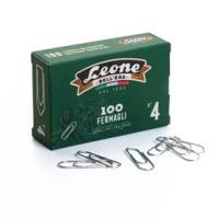 Fermagli zincati - lunghezza 3,2 cm - n. 4 - scatola 100 pezzi - conf. 10 pezzi - Leone dell'era - FZ4 - 8007979000408 - DMwebShop