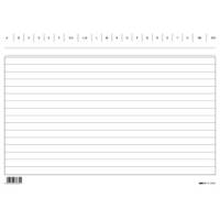 Schede in cartoncino rigate - 17 x 24 cm - orizzontale - conf. 100 pezzi - Edipro - E3363BL - 8023328336318 - DMwebShop