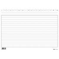 Schede in cartoncino rigate - 17 x 24 cm - orizzontale - conf. 100 pezzi - Edipro - E3363BL - 8023328336318 - DMwebShop