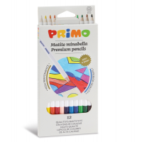 Matite colorate Minabella - Ø mina 3,8 mm - colori assortiti - astuccio 12 pezzi - Primo - 522MINAB12 - 8006919005220 - DMwebShop