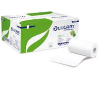 Asciugamani in rotolo Eco 70 Mini 2 veli 18,5 gr diametro 13 cm 22,8 cm x 70 mt bianco pacco 12 pezzi Lucart 861048 - 378