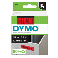 Nastro D1 450170 - 12 mm x 7 mt - nero-rosso - Dymo - S0720570 - 5411313450171 - DMwebShop