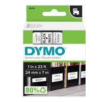Nastro D1 537130 - 24 mm x 7 mt - nero-bianco - Dymo - S0720930 - 5411313537131 - DMwebShop