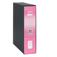 Registratore 1 - dorso 8 cm - commerciale - 23 x 29,7 cm - rosa - Esselte - Dox - D15119 - 8004389087142 - DMwebShop