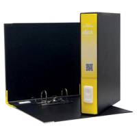 Registratore 4 - dorso 5 cm - commerciale - 23 x 29,7 cm - giallo - Esselte - Dox - D26406 - 8004389087722 - DMwebShop