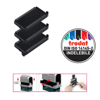 Tampone di ricambio 6/4912 - nero - conf. 3 pezzi - Trodat 1493