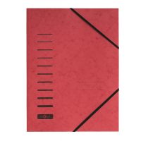 Cartella con elastico - in cartoncino - A4 - rosso - Pagna - 24001-01 - 4013951002081 - DMwebShop