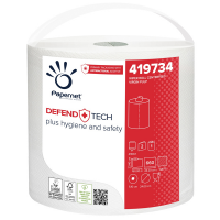 Bobina industriale Defend Tech - 2 veli - con formula antibatterica - 160 mt - 660 strappi - Papernet - 419734 - 8024929597344 - DMwebShop