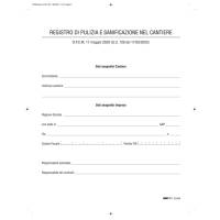 Registro di pulizia e sanificazione nel cantiere - Edipro - E2429 - 8023328242909 - DMwebShop