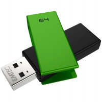 Memoria USB 2.0 - C350 - 64 Gb - Verde - Emtec - ECMMD64GC352 - 3126170159823 - DMwebShop