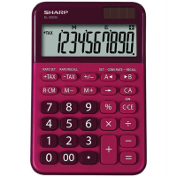 Calcolatrice da tavolo - EL M335 - 10 cifre - rosso - Sharp - ELM335 BRD - 4974019960807 - DMwebShop