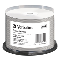 Scatola 50 DVD-R - stampabile - 4,7 Gb - Verbatim - 43755 - 23942437550 - DMwebShop