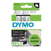Nastro D1 409130 - 9 mm x 7 mt - nero-bianco - Dymo - S0720680 - 5411313409131 - DMwebShop