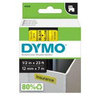 Nastro D1 450180 - 12 mm x 7 mt - nero-giallo - Dymo - S0720580 - 5411313450188 - DMwebShop