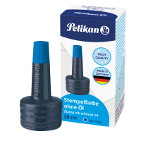 Inchiostro 4k per cuscinetti - senza olio - 28 ml - blu - Pelikan 351213