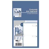 Blocco comande a 2 tagliandi - 25-25 fogli autoricalcanti - 17 x 9,9 cm - conf. 20 pezzi - Edipro - E5910 - 8023328591007 - DMwebShop
