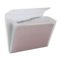 Cartella a soffietto Ice - 13 tasche - 22 x 30 cm - trasparente - Rexel - 2102035 - 5028252255875 - DMwebShop