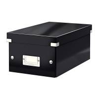 Scatola archivio Click e Store - per DVD - 20,6 x 14,7 x 35,2 cm - nero - Leitz - 60420095 - 4002432396764 - DMwebShop