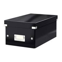 Scatola archivio Click e Store - per DVD - 20,6 x 14,7 x 35,2 cm - nero - Leitz - 60420095 - 4002432396764 - DMwebShop