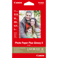 Carta fotografia lucida PP-201 II Plus - 4 x 6'' - 50 Fogli - Canon - 2311B003 - 4960999484198 - DMwebShop
