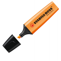 Evidenziatore Boss Original - punta a scalpello - tratto 2 - 5 mm - arancio 54 - conf. 10 pezzi - Stabilo - 70/54 - 4006381333672 - DMwebShop