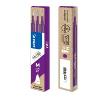 Refill a sfera Frixionball - punta 0,7 mm - viola - conf. 3 pezzi - Pilot - 006646 - 4902505356094 - DMwebShop