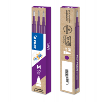 Refill a sfera Frixionball - punta 0,7 mm - viola - conf. 3 pezzi - Pilot - 006646 - 4902505356094 - DMwebShop