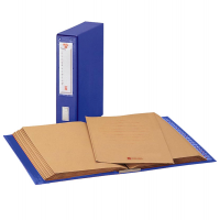 Classificatore alfabetico Mec - 20 cartelline 3 lembi - 23 x 32 cm - dorso 8,5 cm - blu - King Mec - 00012004 - 8004389006501 - DMwebShop