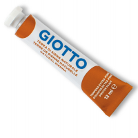 Tempera Tubo 4 - 12 ml - terra di Siena naturale - conf. 6 pezzi - Giotto - 35202000 - 8000825320200 - DMwebShop