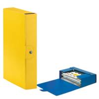 Scatola progetto Eurobox - dorso 6 cm - 25 x 35 cm - giallo - conf. 5 pezzi - Esselte - 390326090 - 48346A - DMwebShop