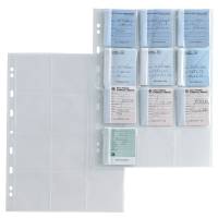 Buste porta matrici assegni - Atla MA - foratura universale - 12 tasche - trasparente - conf. 10 pezzi - Sei Rota - 662504 - 8004972016078 - DMwebShop