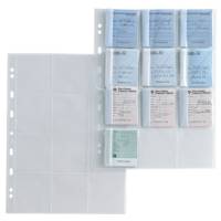 Buste porta matrici assegni - Atla MA - foratura universale - 12 tasche - trasparente - conf. 10 pezzi - Sei Rota - 662504 - 8004972016078 - DMwebShop