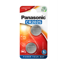 Micropile CR2025 - 3 V - a pastiglia - litio - blister 2 pezzi - Panasonic - C302025 - 5019068085121 - DMwebShop