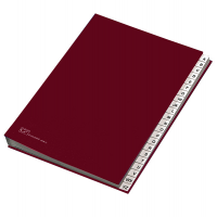 Classificatore alfabetico A/Z - 640E - 24 x 34 cm - rosso - Fraschini - 640E-ROSSO - 8027032017013 - DMwebShop