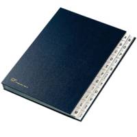 Classificatore alfabetico A/Z - 640D - 24 x 34 cm - blu - Fraschini - 640D-BLU - 8027032019048 - DMwebShop