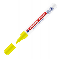 Marcatore gesso liquido 4090 - giallo fluo - punta tonda - 2 - 3 mm - Edding E-4095 065
