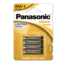 Pile Ministilo AAA - 1,5 V - alcalina - blister 4 pezzi - Panasonic C500003