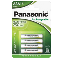 Pila Ministilo Infinium ricaricabili AAA - 1,2V - blister 4 pezzi - Panasonic - C307013 - 5410853045274 - DMwebShop