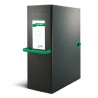 Scatola archivio Big Next - dorso 16 cm - 25 x 35 cm - nero-verde - Sei Rota - 68101605 - 8004972023762 - DMwebShop
