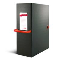 Scatola archivio Big Next - dorso 16 cm - 25 x 35 cm - nero-rosso - Sei Rota - 68101612 - 8004972023809 - DMwebShop