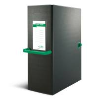 Scatola archivio Big Next - dorso 20 cm - 25 x 35 cm - nero-verde - Sei Rota - 68102005 - 8004972023823 - DMwebShop