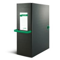 Scatola archivio Big Next - dorso 20 cm - 25 x 35 cm - nero-verde - Sei Rota - 68102005 - 8004972023823 - DMwebShop
