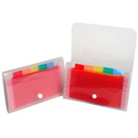 Classificatore Crystal - 6 tasche - PP - 11 x 18 cm - Exacompta - 55498E - 3130630554981 - DMwebShop