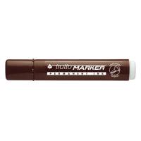 Marcatore permanente Marker - punta a scalpello - 6,5 mm - marrone - conf. 12 pezzi - Tratto - 840106 - 8000825004087 - DMwebShop