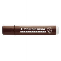 Marcatore permanente Marker - punta a scalpello - 6,5 mm - marrone - conf. 12 pezzi - Tratto - 840106 - 8000825004087 - DMwebShop