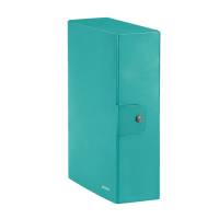 Scatola progetto WOW - dorso 10 cm - acqua marina metallizzato - conf. 5 pezzi - Leitz - 39680051 - 4002432109791 - DMwebShop