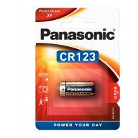 Micropila CR123 Photo - litio - blister 1 pezzo - Panasonic - C300123 - 5410853017097 - DMwebShop