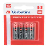 Scatola 4 Pile alkaline mini stilo AAA - Verbatim - 49920 - 23942499206 - DMwebShop