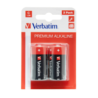 Scatola 2 Pile alkaline mezza torcia C - Verbatim - 49922 - 23942499220 - DMwebShop